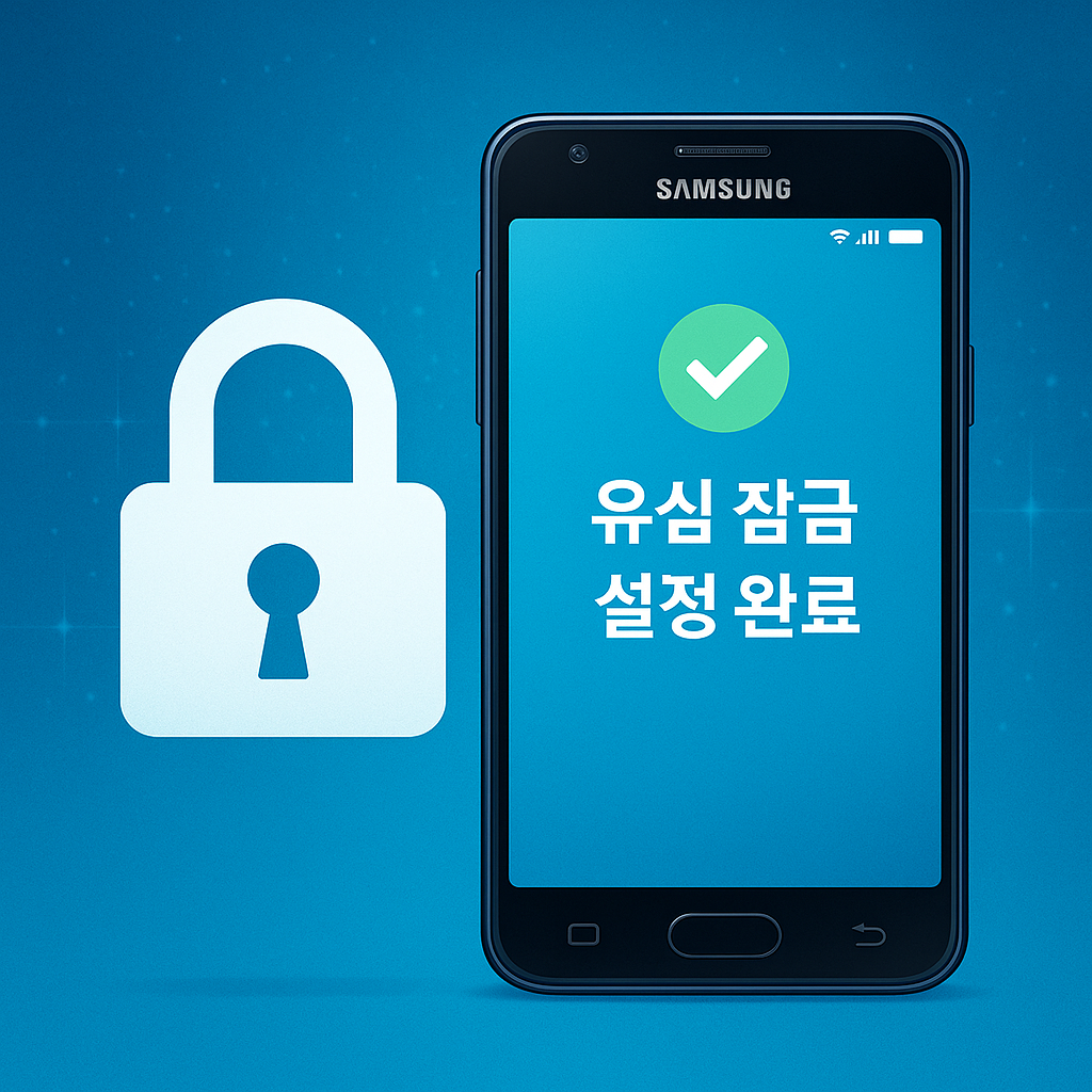 갤럭시 유심 잠금